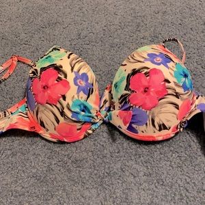 Bathing suit top - floral